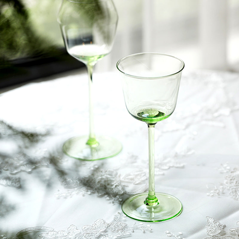 Bareqeth Grön Vin Glas