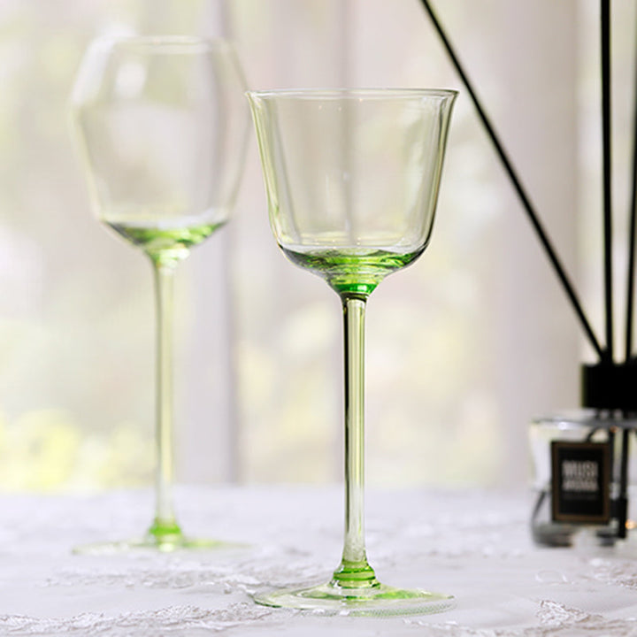 Bareqeth Grön Vin Glas
