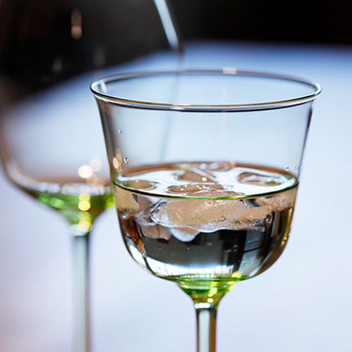Bareqeth Grön Vin Glas