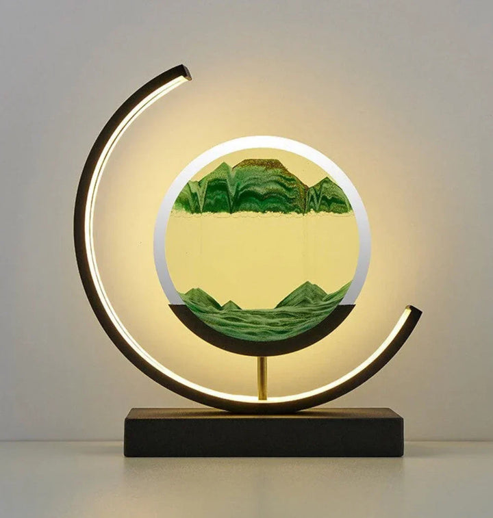 Balance Sand Art Lamp | Bästa Lava Lampor-Inspirerad Rymdlampa, Cool LED Nattljus för Avkopplande Sovrum &amp; Vardagsrum Dekor