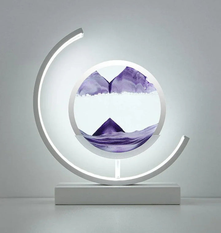 Balance Sand Art Lamp | Bästa Lava Lampor-Inspirerad Rymdlampa, Cool LED Nattljus för Avkopplande Sovrum &amp; Vardagsrum Dekor