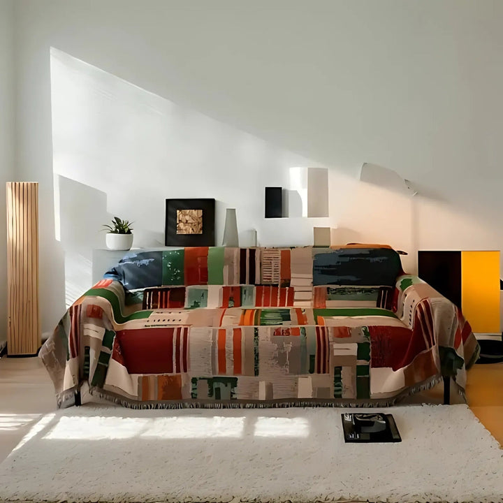 Bohemisk Rustik Geometrisk Sofföverdrag