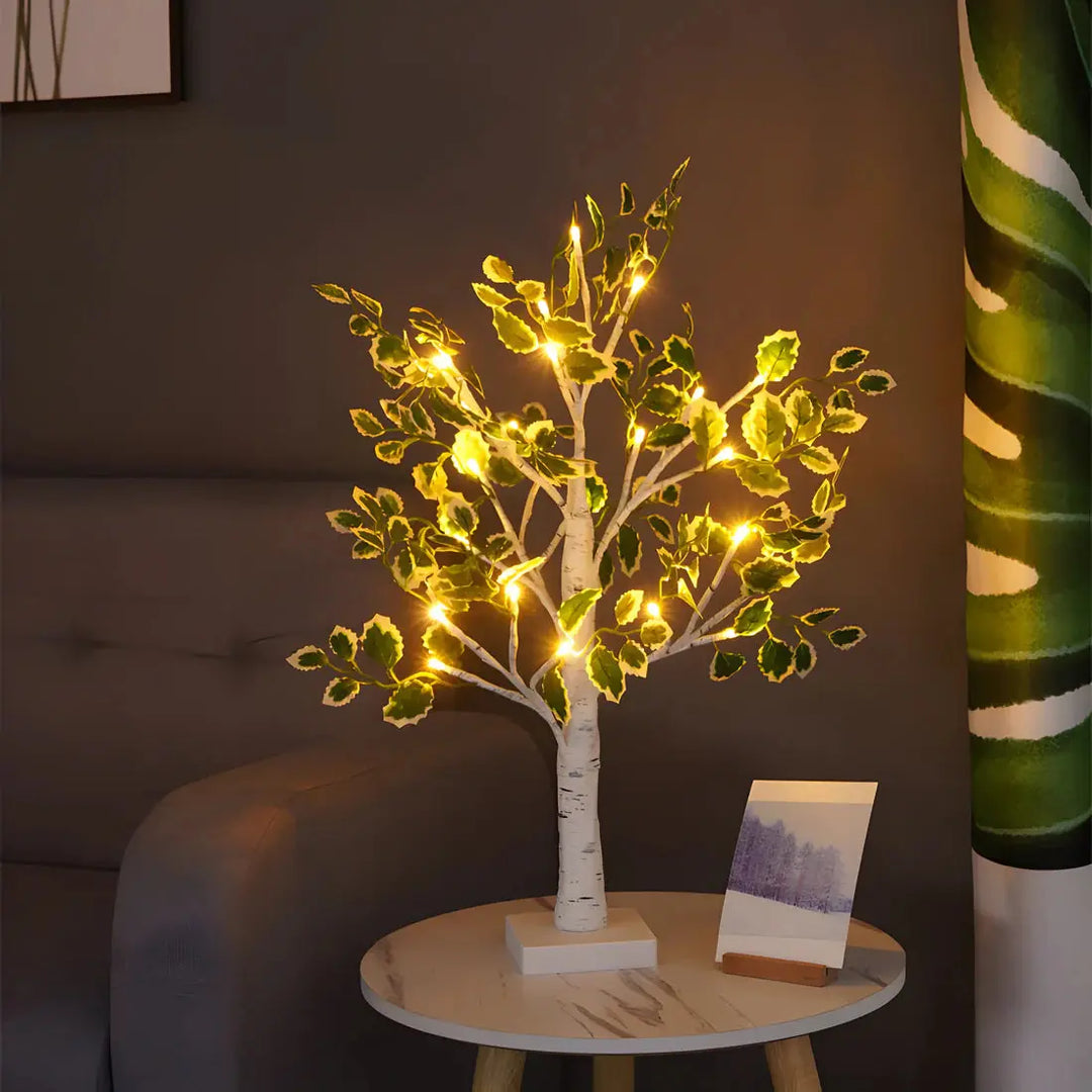 Magisk BrightTree Bordslampa – Elegant Träddesign med Varm LED-ljus