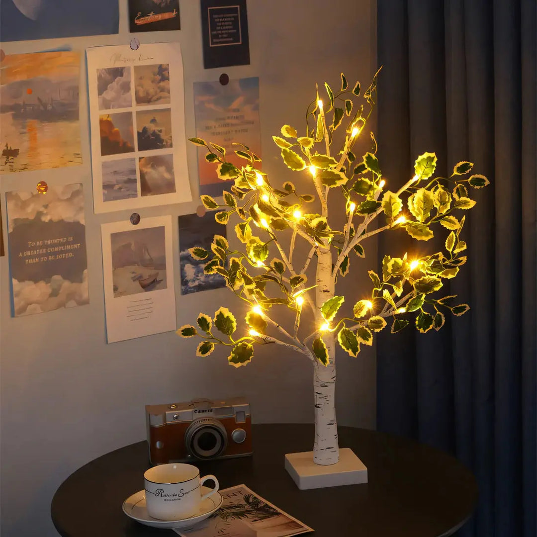 Magisk BrightTree Bordslampa – Elegant Träddesign med Varm LED-ljus