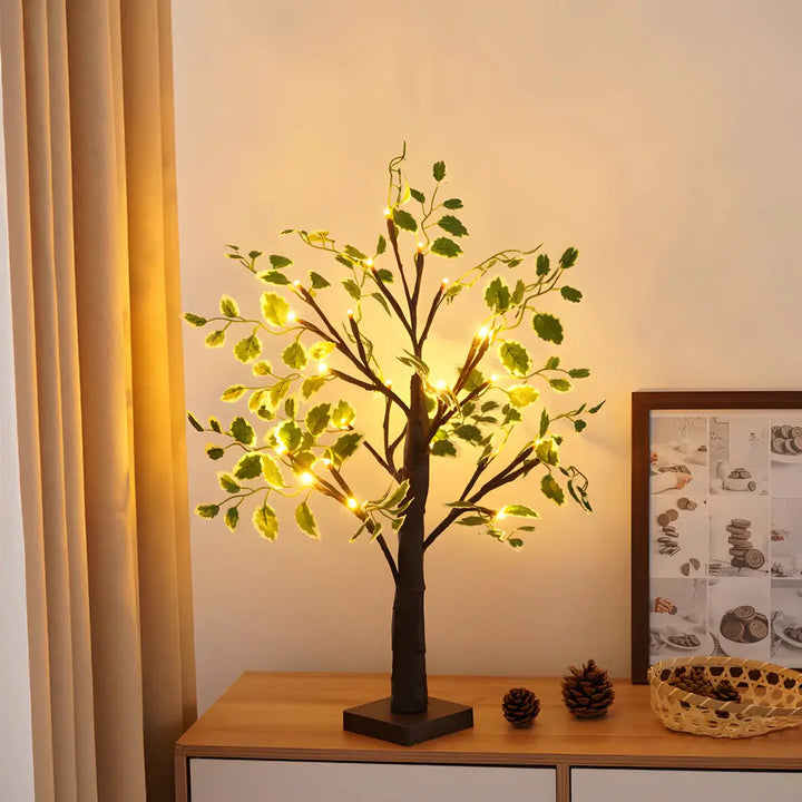 Magisk BrightTree Bordslampa – Elegant Träddesign med Varm LED-ljus