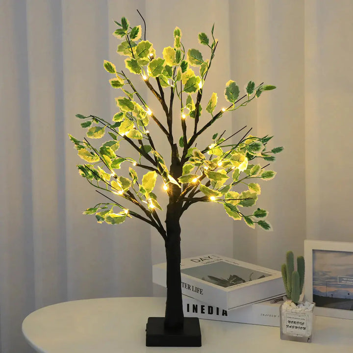 Magisk BrightTree Bordslampa – Elegant Träddesign med Varm LED-ljus