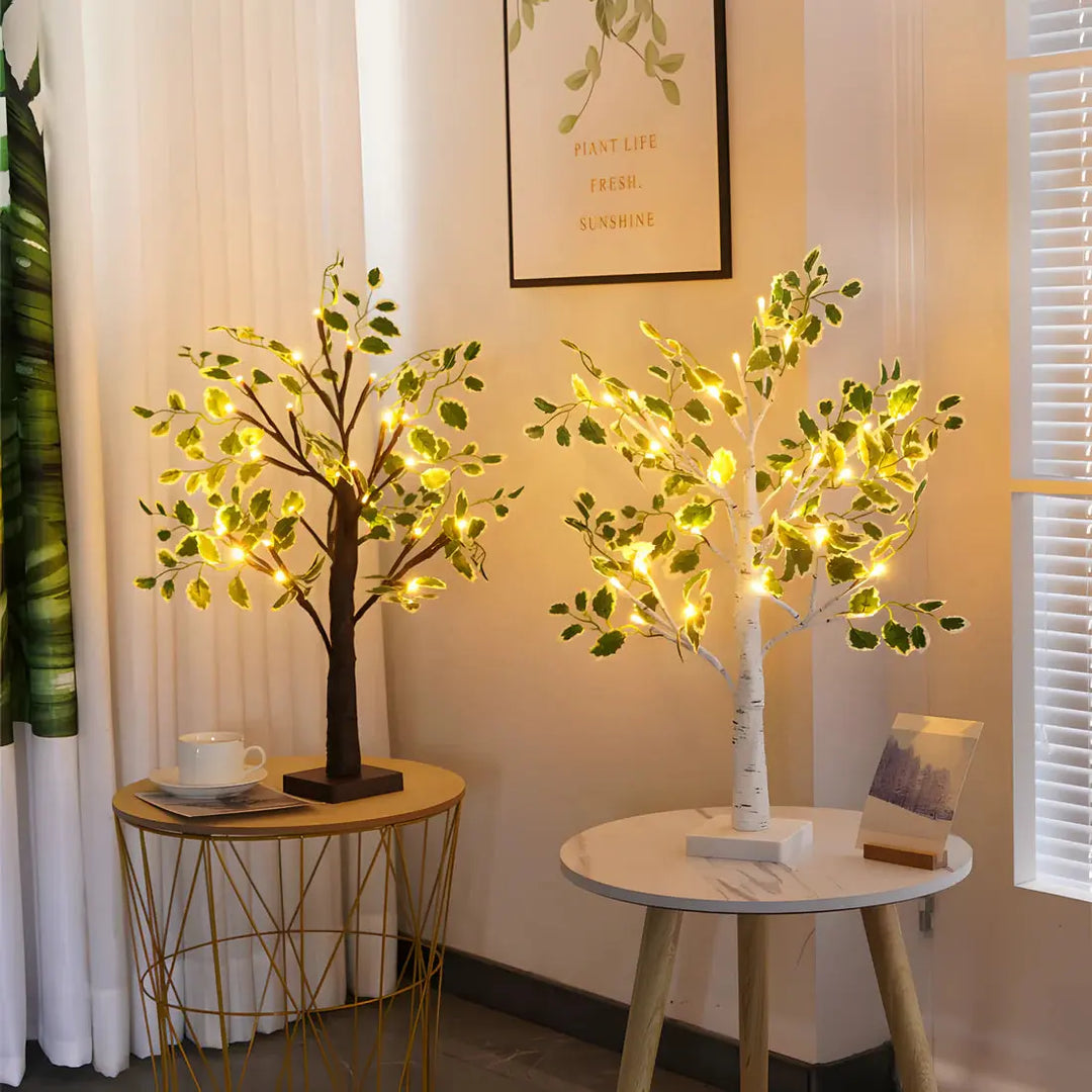 Magisk BrightTree Bordslampa – Elegant Träddesign med Varm LED-ljus