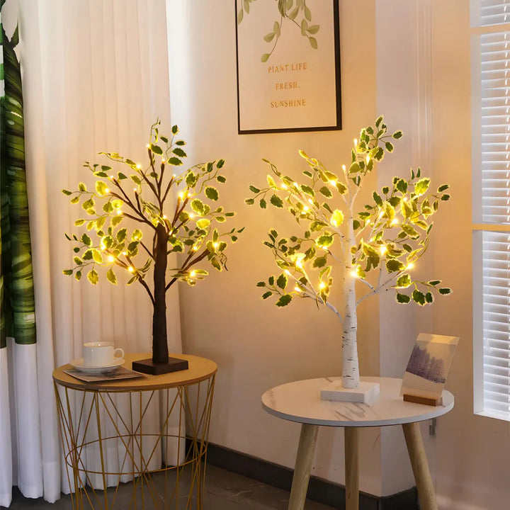Magisk BrightTree Bordslampa – Elegant Träddesign med Varm LED-ljus