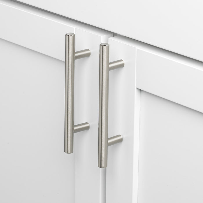 Borstad Nickel Modern Rostfritt Stål Lådhardware T-Bar Handtag