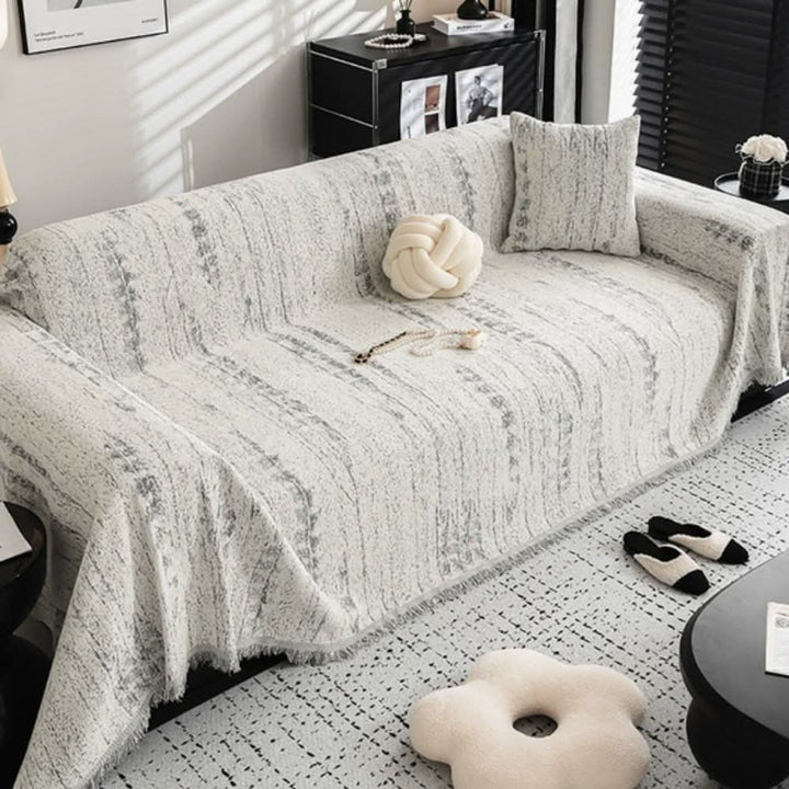 Stilig Chenille Sofföverdrag för Enkel Stil