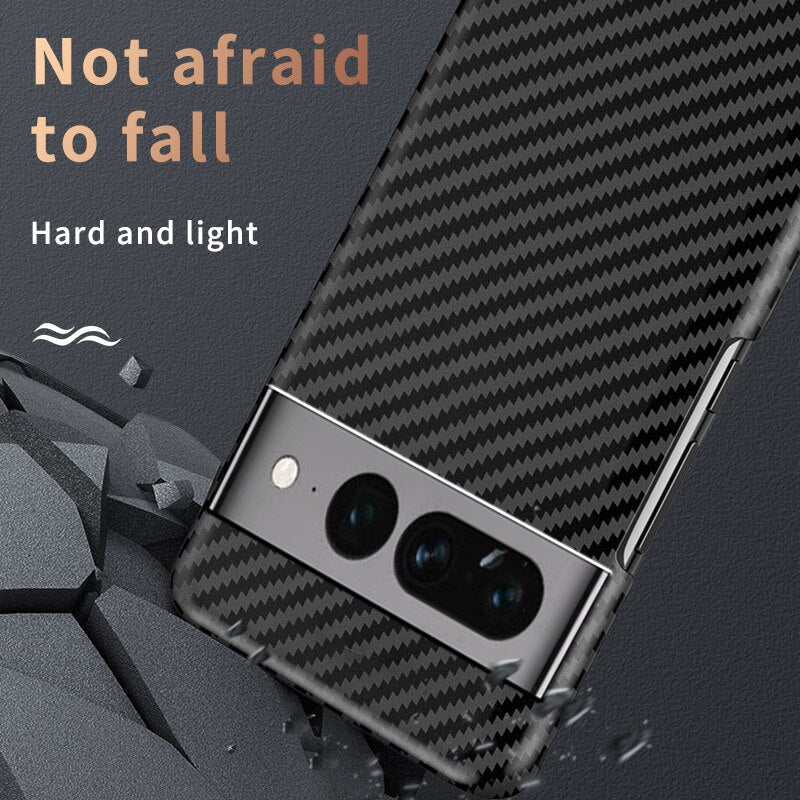 Kolfiber Telefonfodral för Google Pixel 7 8