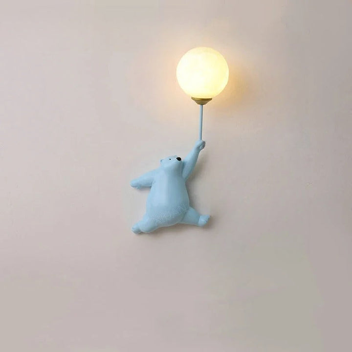 FairyGlow – Tecknad Vägglampa för Barn | Magisk Nattlampa med 3D Måne Design