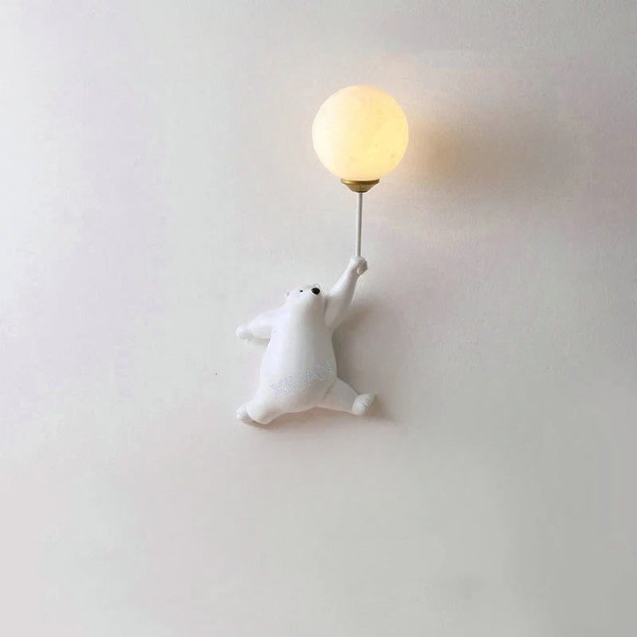 FairyGlow – Tecknad Vägglampa för Barn | Magisk Nattlampa med 3D Måne Design