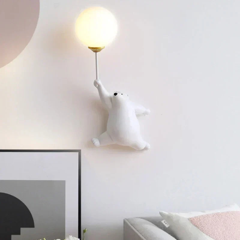 FairyGlow – Tecknad Vägglampa för Barn | Magisk Nattlampa med 3D Måne Design