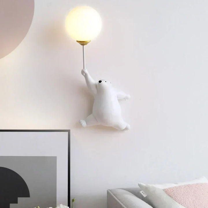FairyGlow – Tecknad Vägglampa för Barn | Magisk Nattlampa med 3D Måne Design
