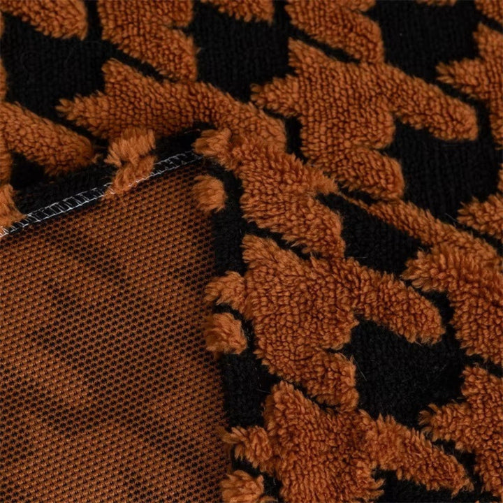Cavalli Houndstooth Plysch Sofföverdrag