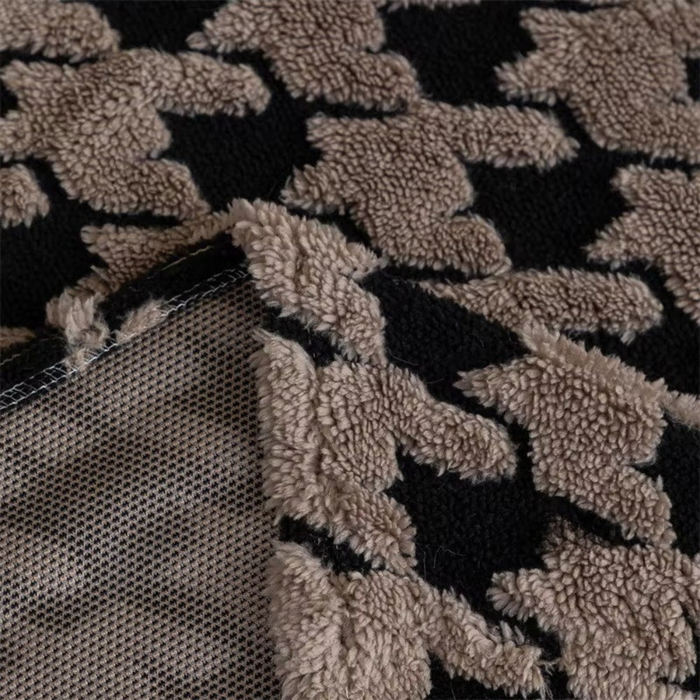 Cavalli Houndstooth Plysch Sofföverdrag