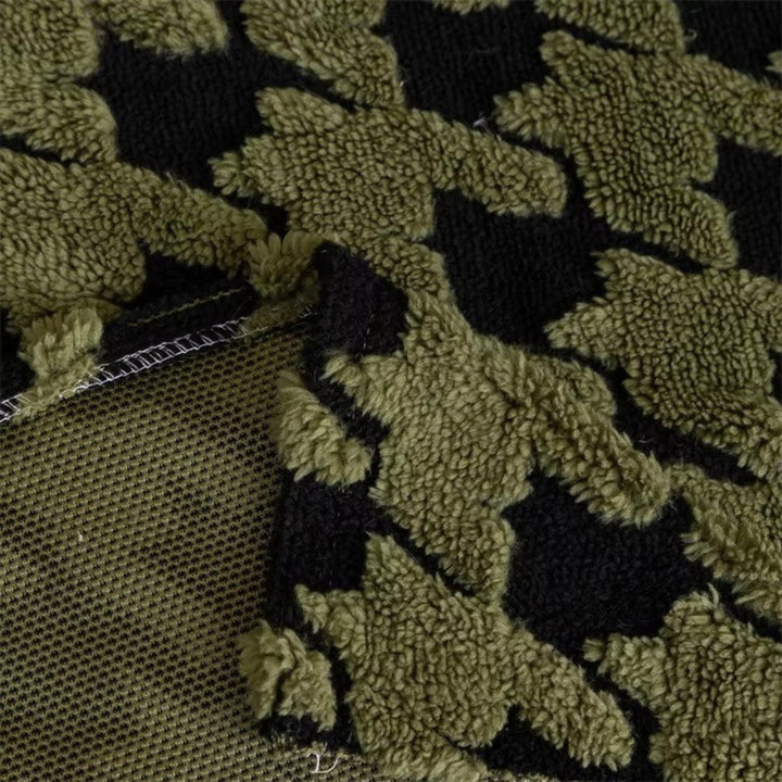 Cavalli Houndstooth Plysch Sofföverdrag