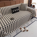 Cavalli Houndstooth Plysch Sofföverdrag