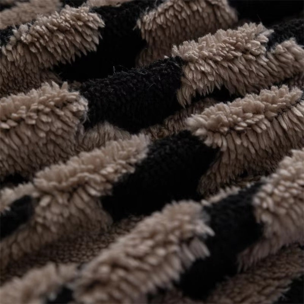 Cavalli Houndstooth Plysch Sofföverdrag