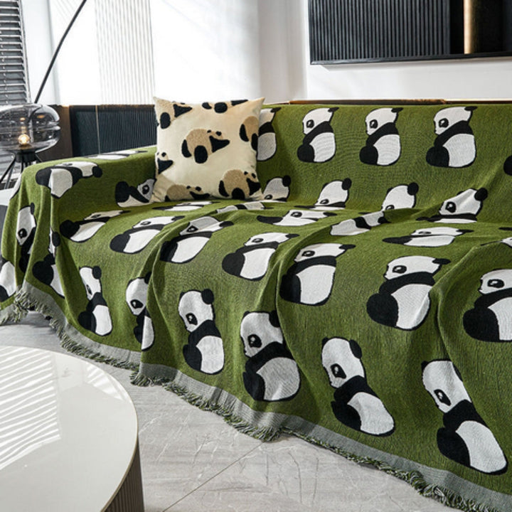 Chantesse Panda Leopardtryck Sofföverdrag
