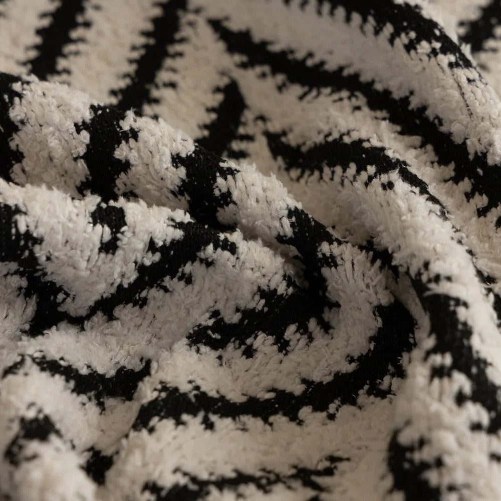 Chevron Herringbone Tassel Sofföverdrag