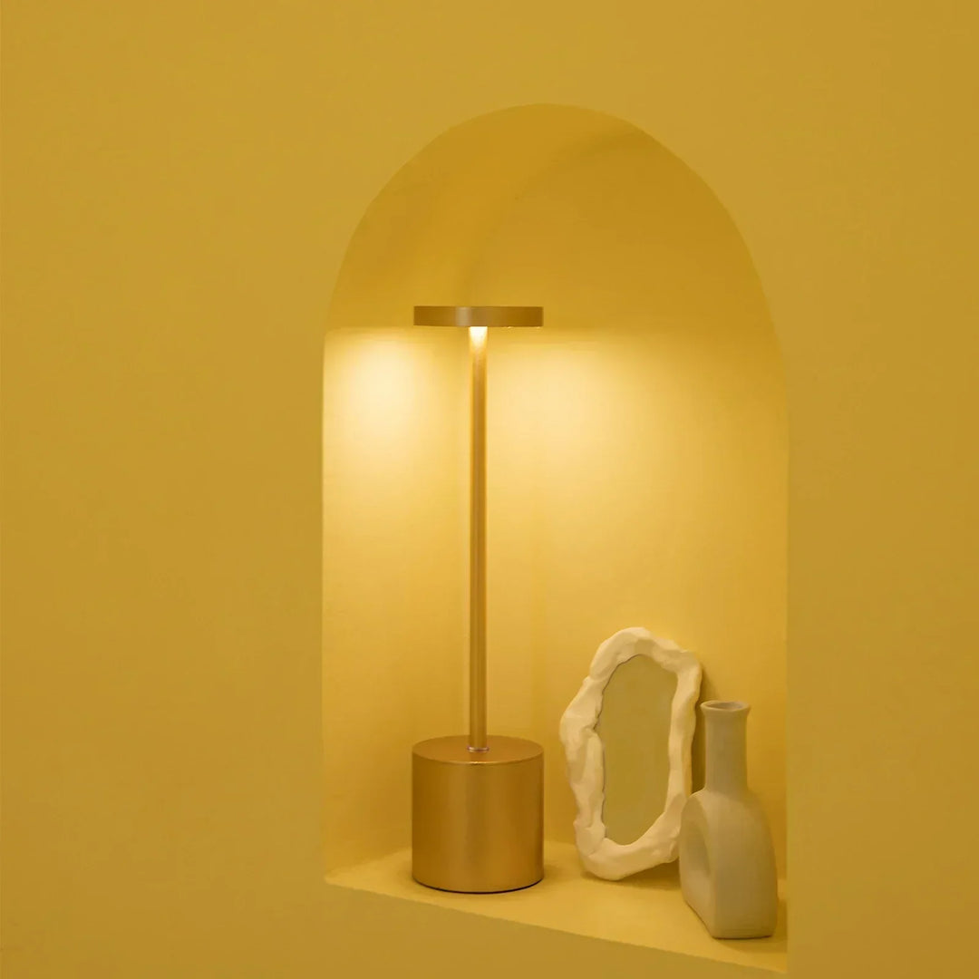 Klassisk trådlös lampa - Touchsensor LED-skrivbordslampa med 3 justerbara färgtemperaturer