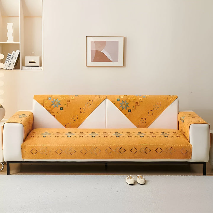 Boho Stil Sofföverdrag – Elastiskt &amp; Används Året Runt | Skyddar och Ger ett Nytt Utseende |