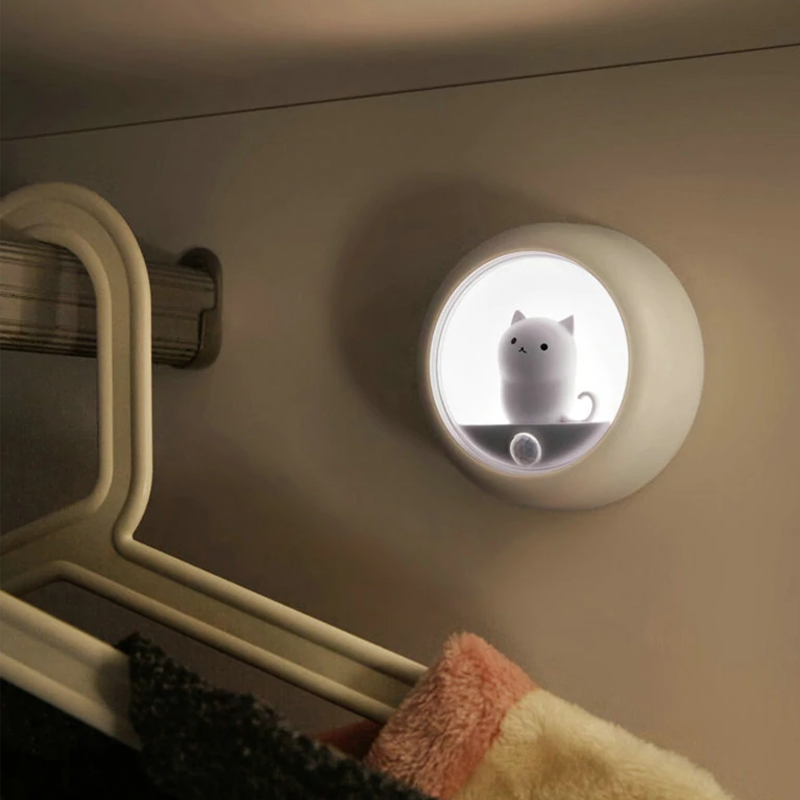 Söt Katt Nattlampa