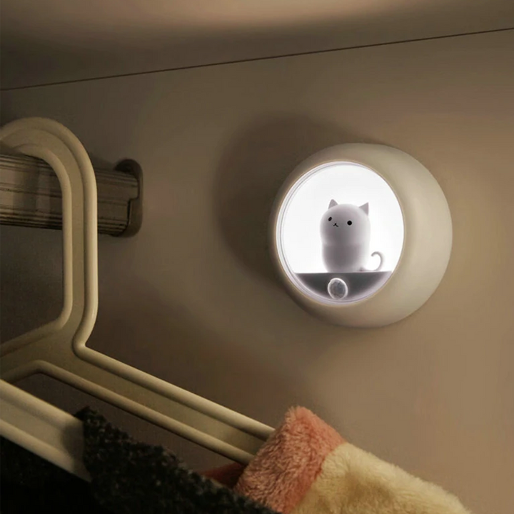Söt Katt Nattlampa