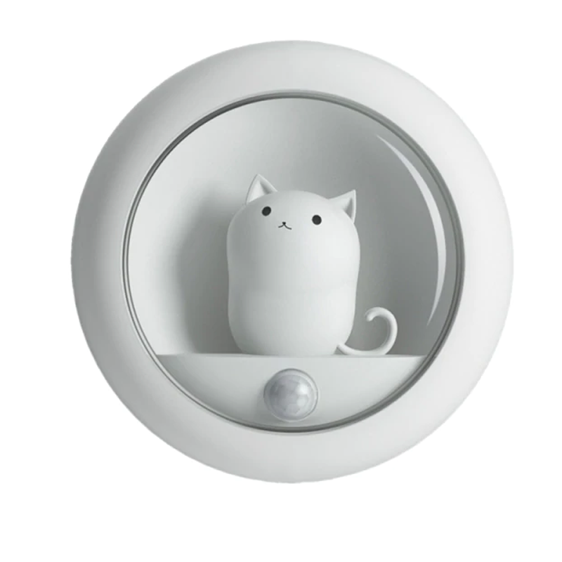 Söt Katt Nattlampa