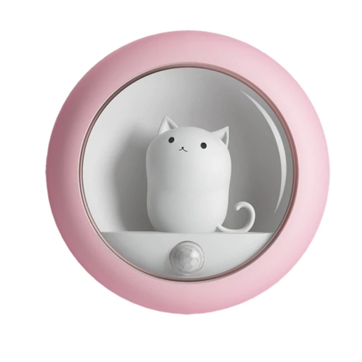 Söt Katt Nattlampa