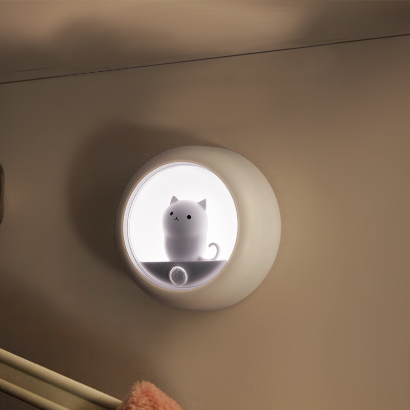 Söt Katt Nattlampa