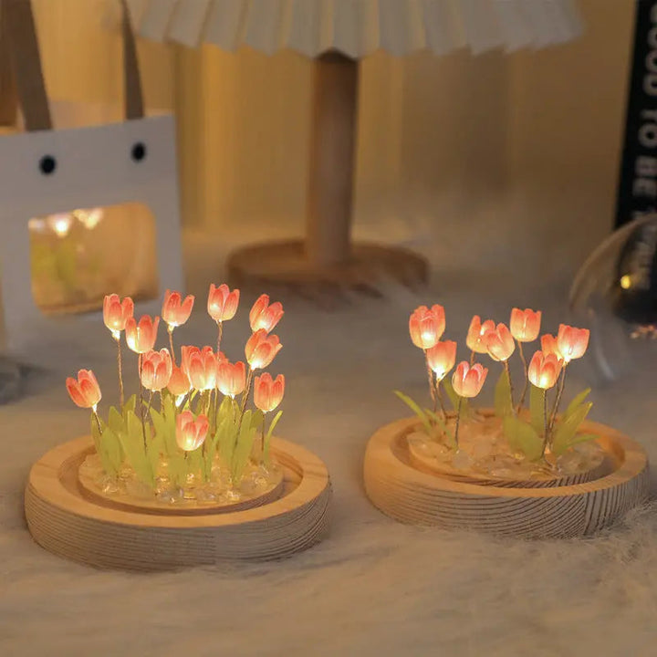 DIY Glas Tulpan Globe Lampa