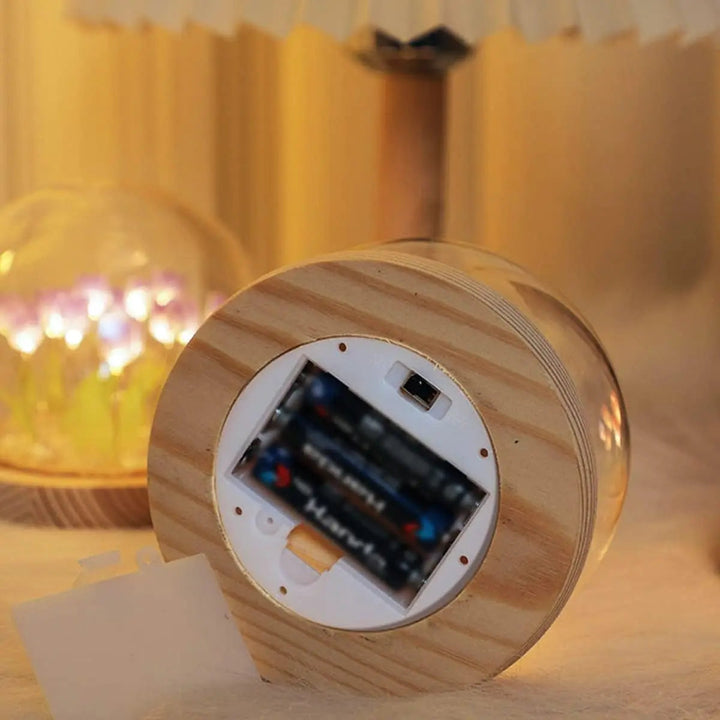 DIY Glas Tulpan Globe Lampa