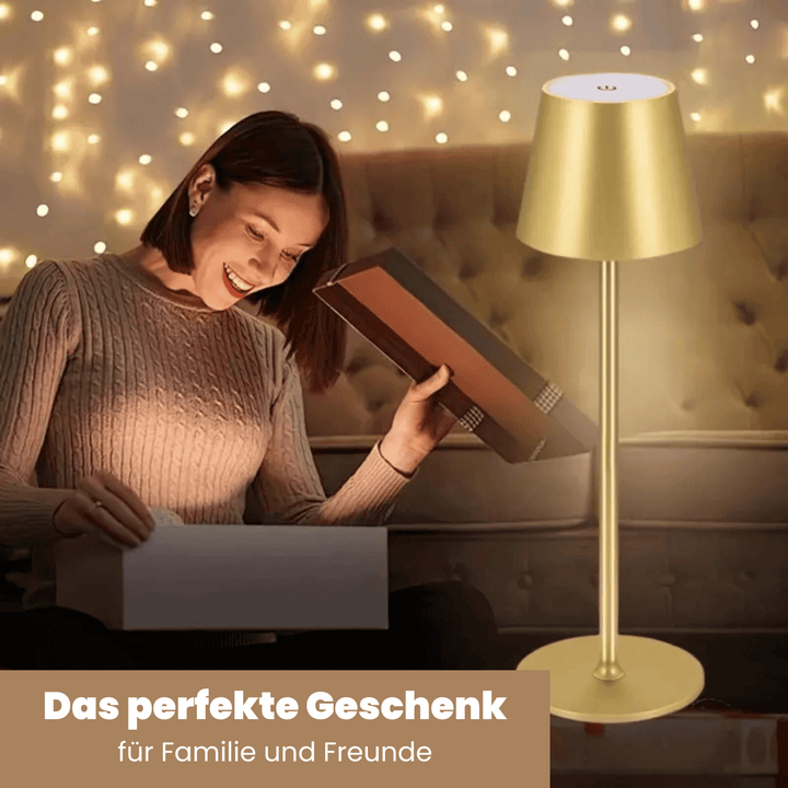 LED Bordslampa – Trådlös, Touchkontroll &amp; Dimbar Ljus