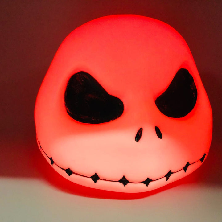 Halloween Jack Skellington Nattlampa – färgglad Anime Figur Lampa Ornament från The Nightmare Before Christmas Partydekoration