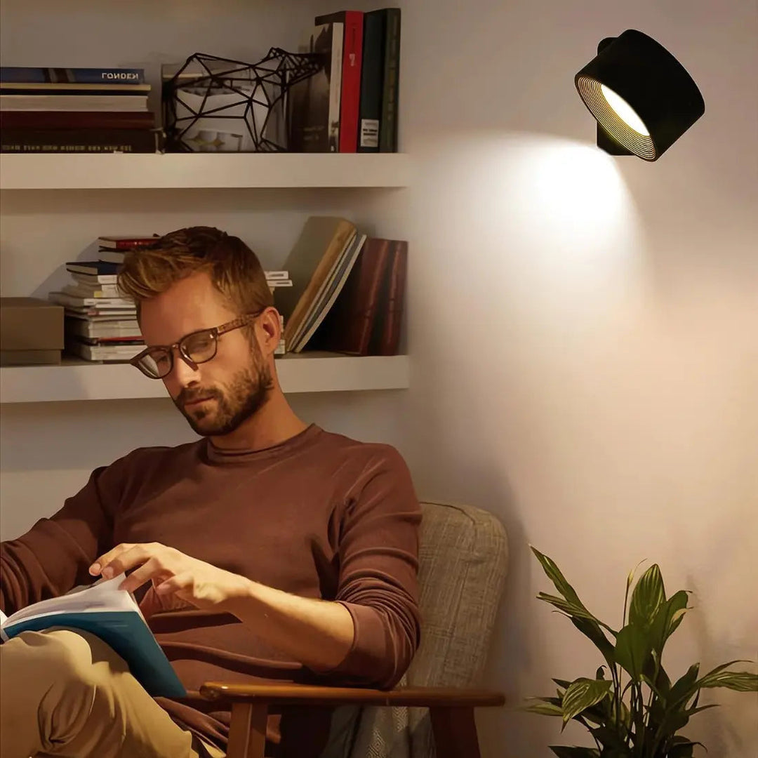Vägglampa Uppladdningsbar Trådlös 360°