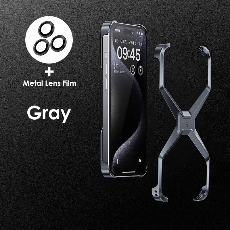 Avtagbart Metall Cool Alloy iPhone Fodral