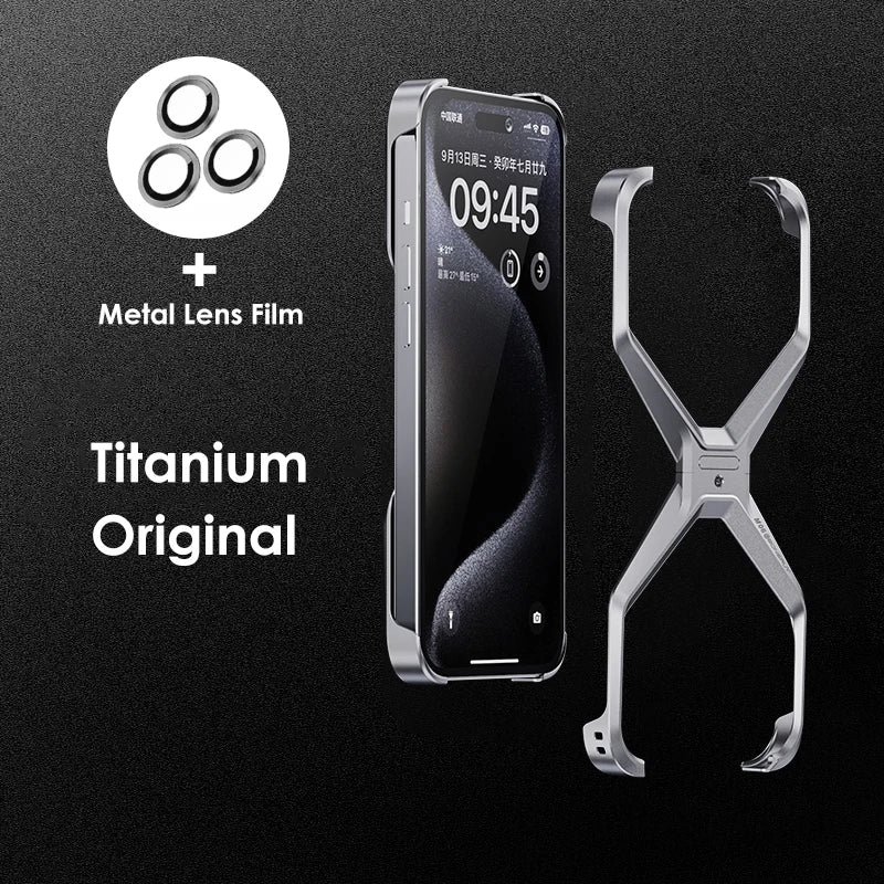 Avtagbart Metall Cool Alloy iPhone Fodral