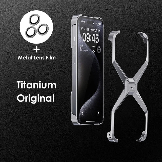 Avtagbart Metall Cool Alloy iPhone Fodral