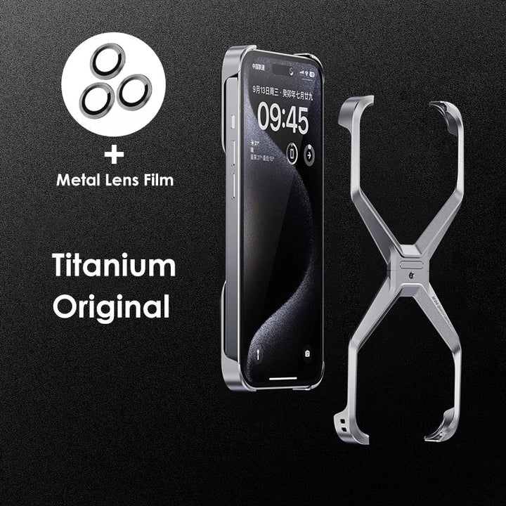 Avtagbart Metall Cool Alloy iPhone Fodral