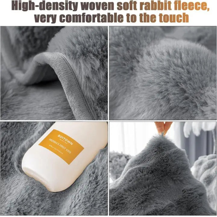 Tjock Kanin Plysch Sofföverdrag