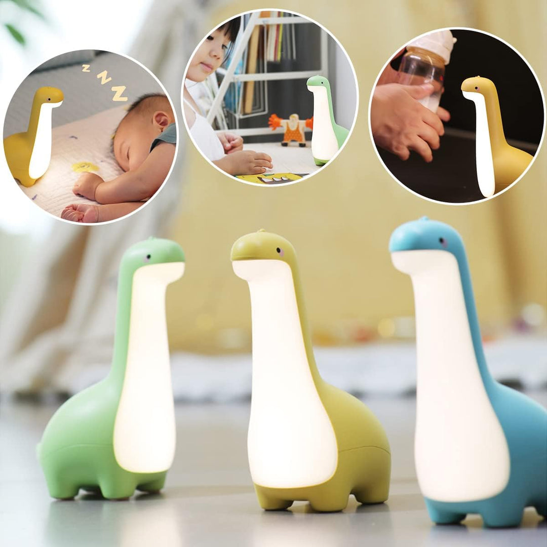 DinoSnug – Mjuk Glöd Dinosaurie Nattlampa för Barn
