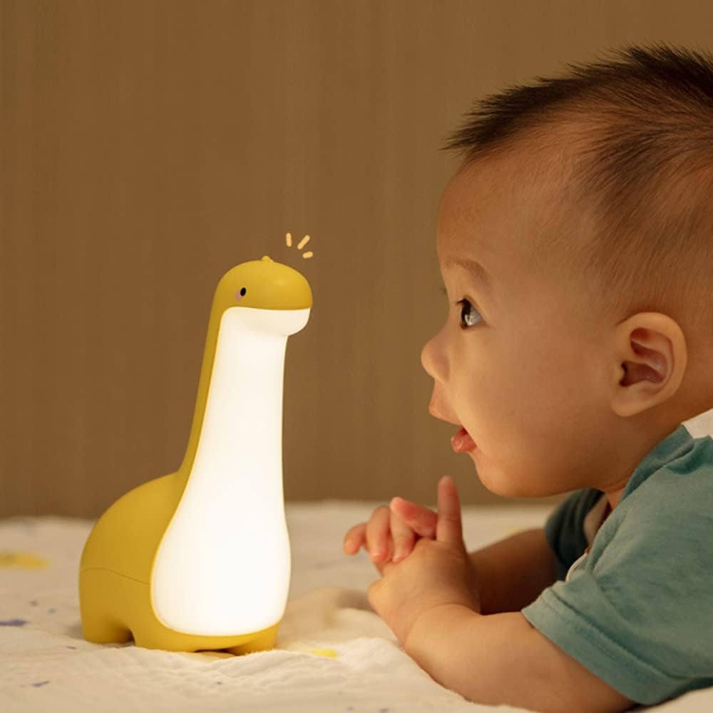 DinoSnug – Mjuk Glöd Dinosaurie Nattlampa för Barn