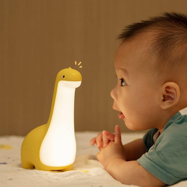 DinoSnug – Mjuk Glöd Dinosaurie Nattlampa för Barn