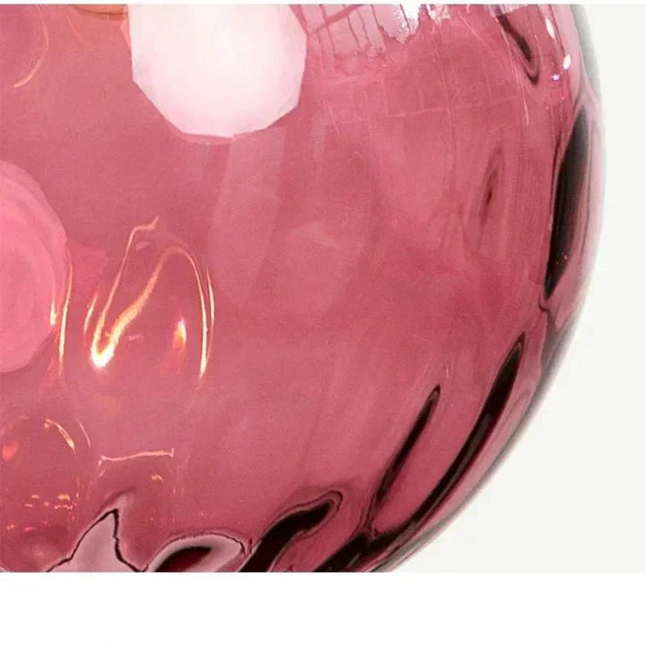 Glasora Pendellampa - Transparent Glasboll med LED-belysning