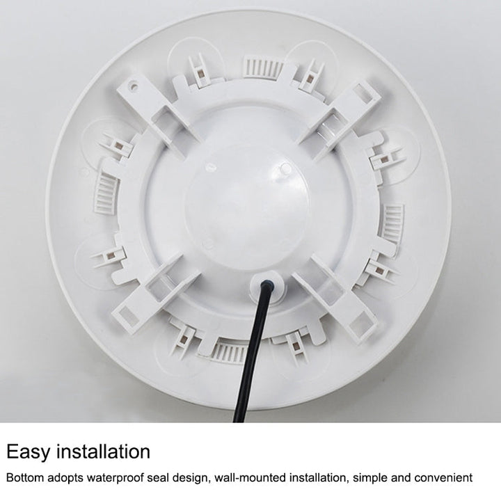 18x3W ABS plastpoolvägglampa undervattensljus (Vit)