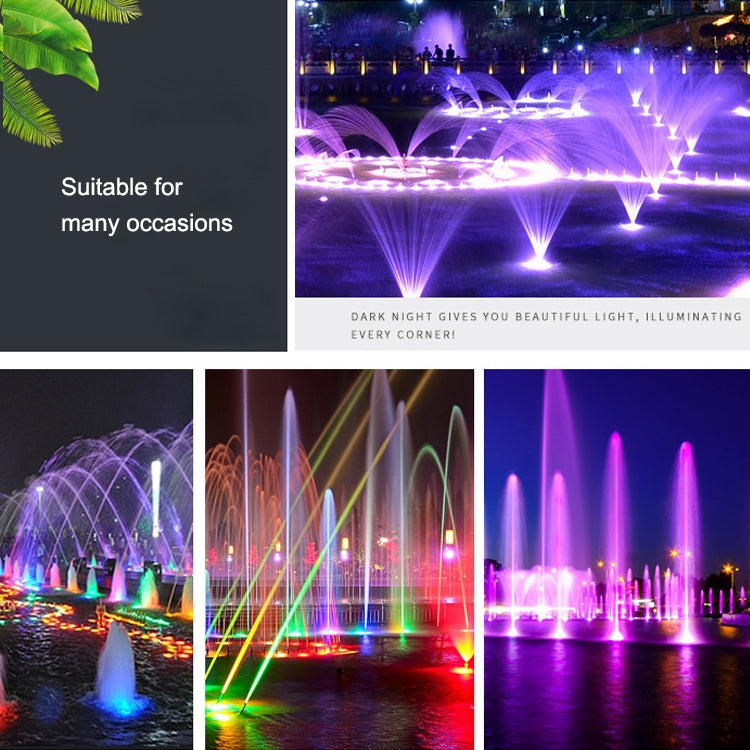 18W Landskapsfärgad färgändringsring LED Rostfritt Stål Underwater Fountain Light (färgglad)