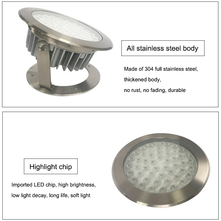 9W Fyrkantig Park Landskaps LED Underwater Light Pool Light (Varm Vit Ljus)
